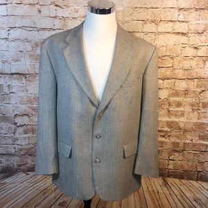 Vintage Evan Picone Herringbone Blazer 48